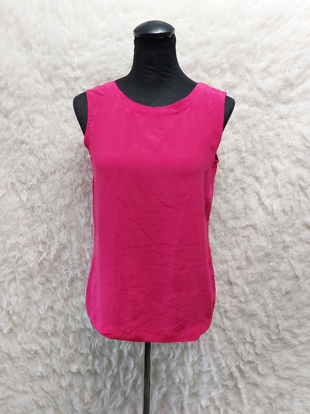 Vintage Lord & Taylor Women's 100% Silk Pink Tank Top Size S